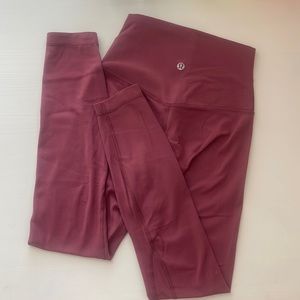 Lululemon Align 25” Dark Pink Leggings, 2